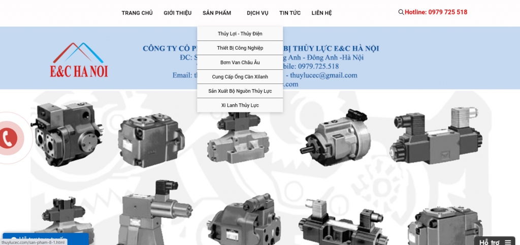 Xylanh Khí nén ,Xi lanh thủy lực ,Van thủy lực ,Bơm thủy lực, motor thủy lực,Động cơ điện, khí nén